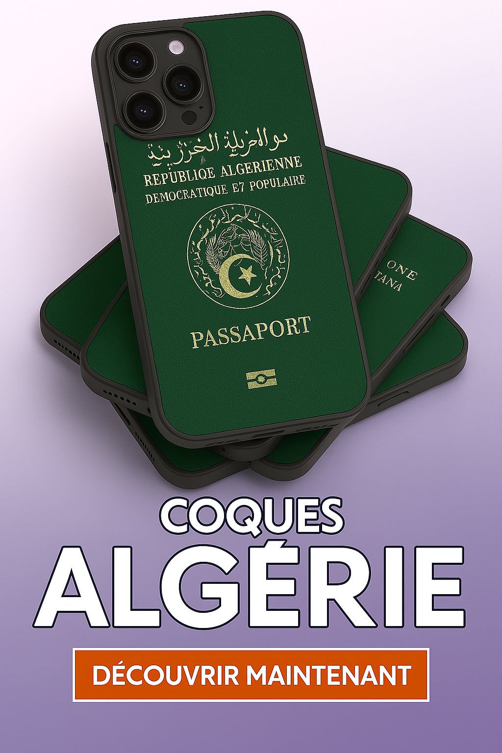 Coque Passeport - Algérie